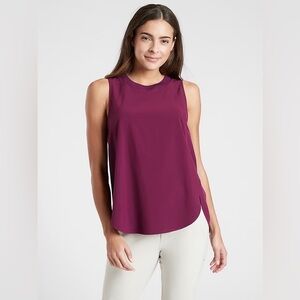 Athleta Zephyr Tank in Velvet Plum - size (S)